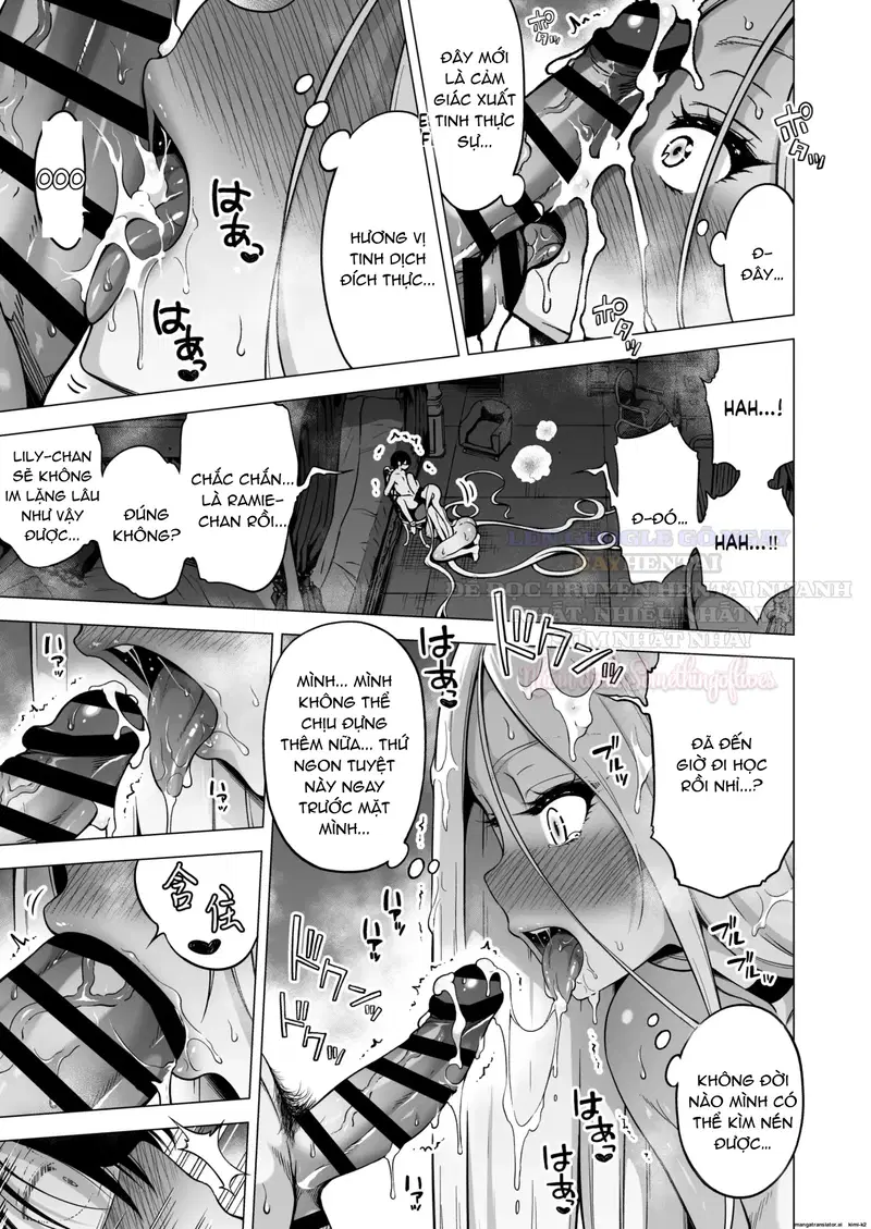 Trải nghiệm bị vắt khô cùng ba chị em succubus nóng bỏng 4 - Trang 11