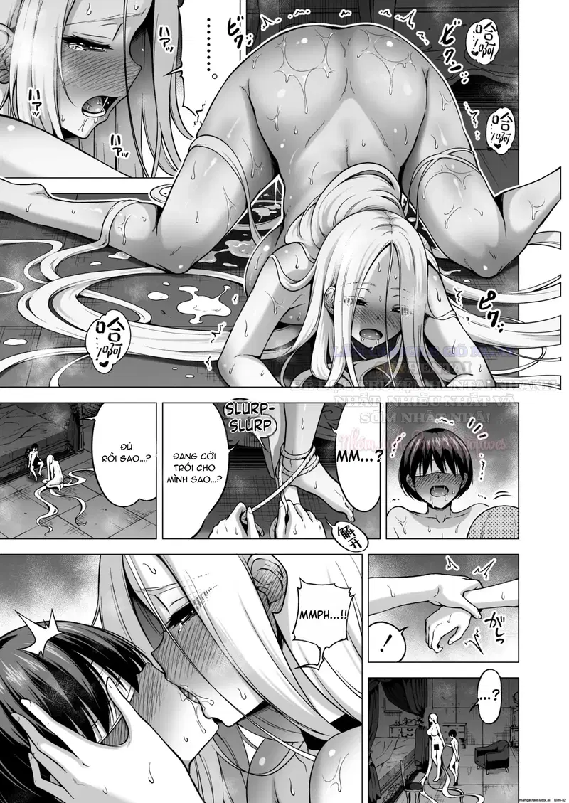 Trải nghiệm bị vắt khô cùng ba chị em succubus nóng bỏng 4 - Trang 5