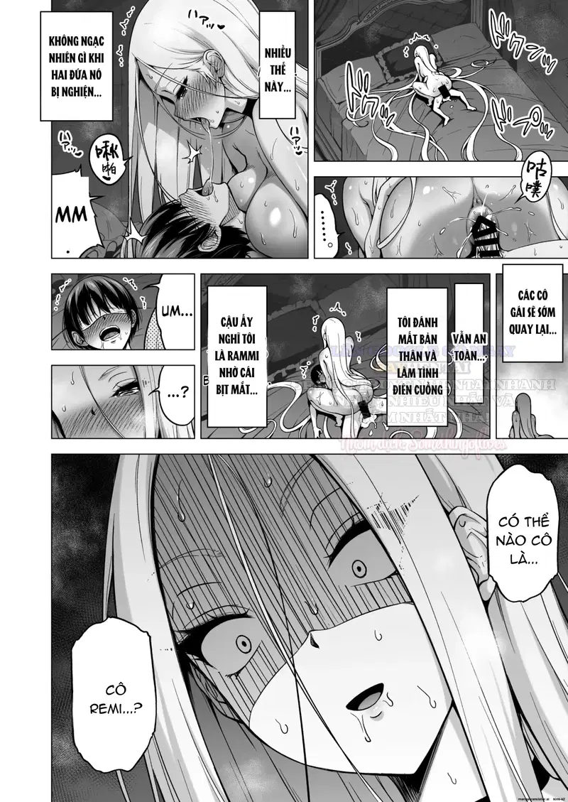 Trải nghiệm bị vắt khô cùng ba chị em succubus nóng bỏng 4 - Trang 18