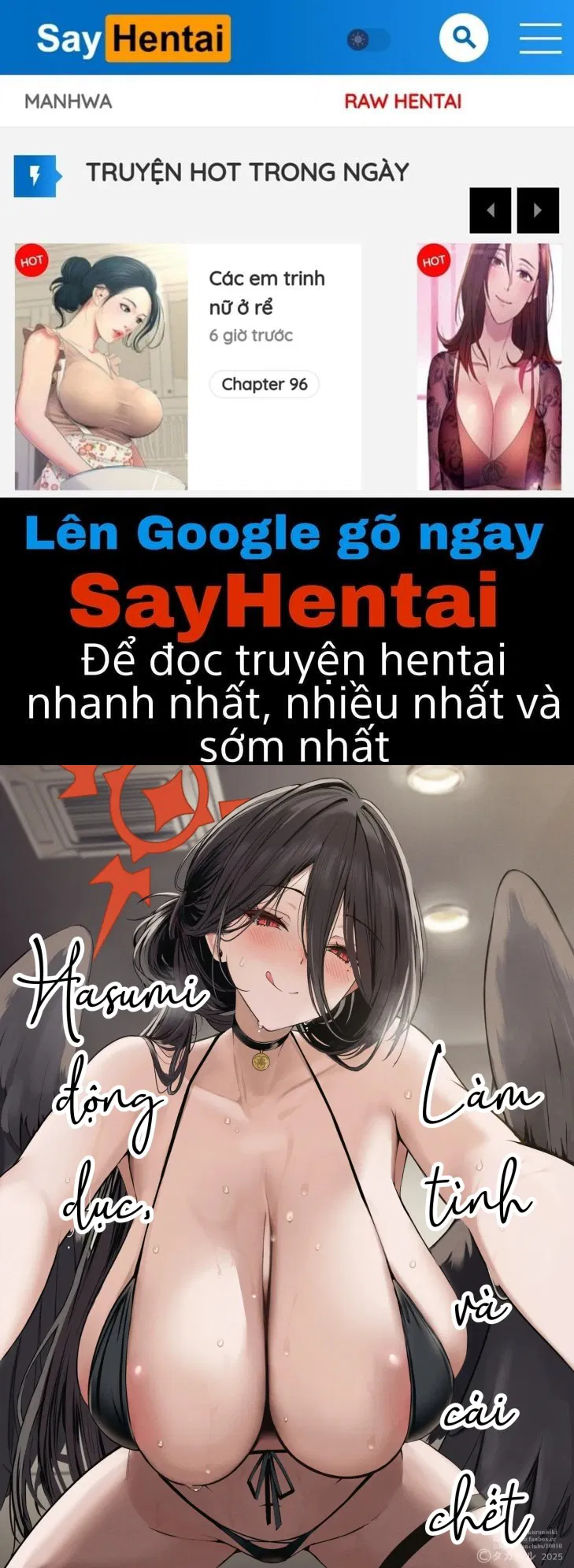 Hasumi động dục - Màn _bú_ đầy ướt át - Trang 1