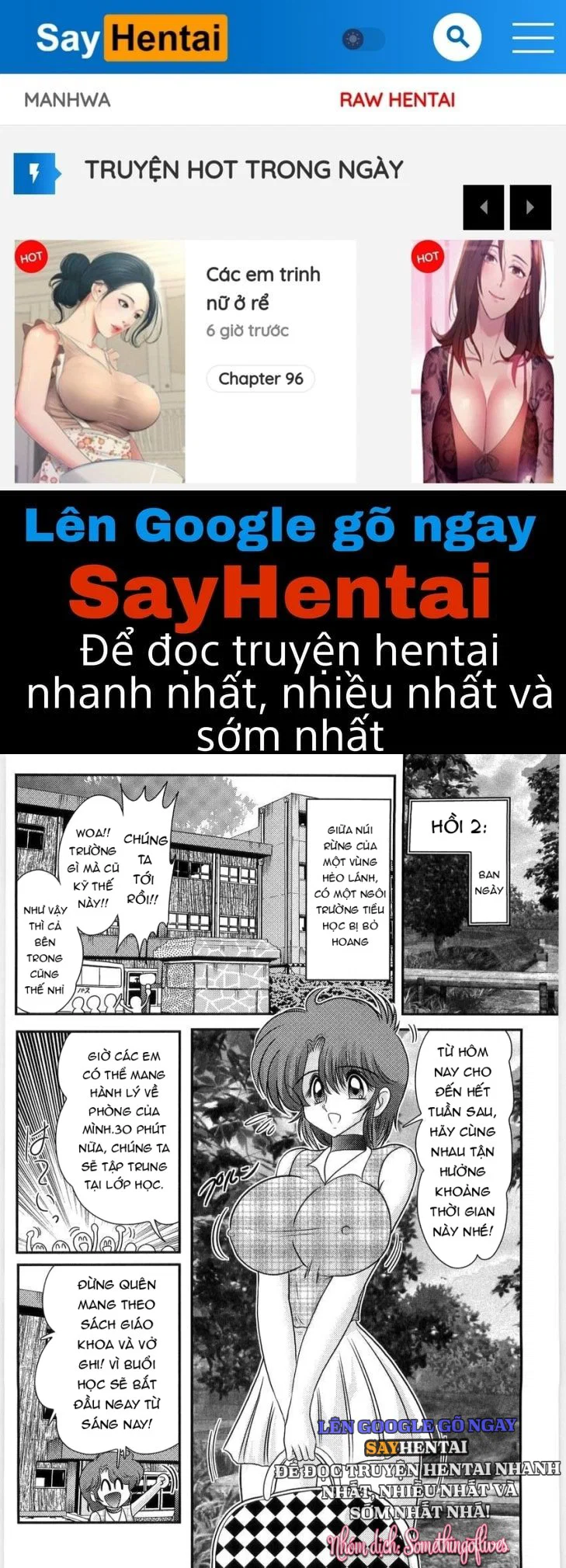 Tiết Học Ngoại Khóa Đầy Kích Thích Của Cô Giáo Manami - Trang 1