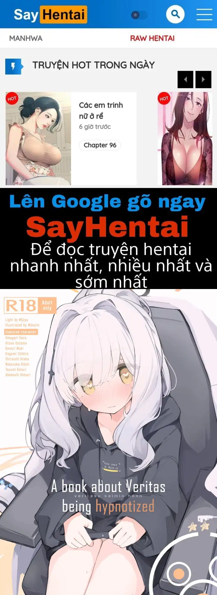 Cuốn sách về việc Veritas bị thôi miên - Trang 1