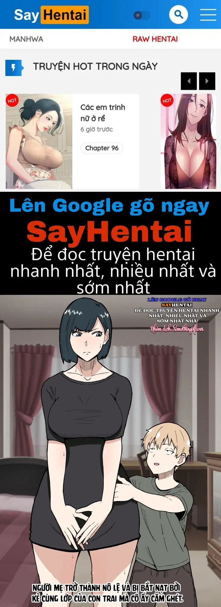 Bi Kịch Của Người Mẹ Sa Ngã Trong Tay Kẻ Bắt Nạt Mà Tôi Căm Ghét - Trang 1