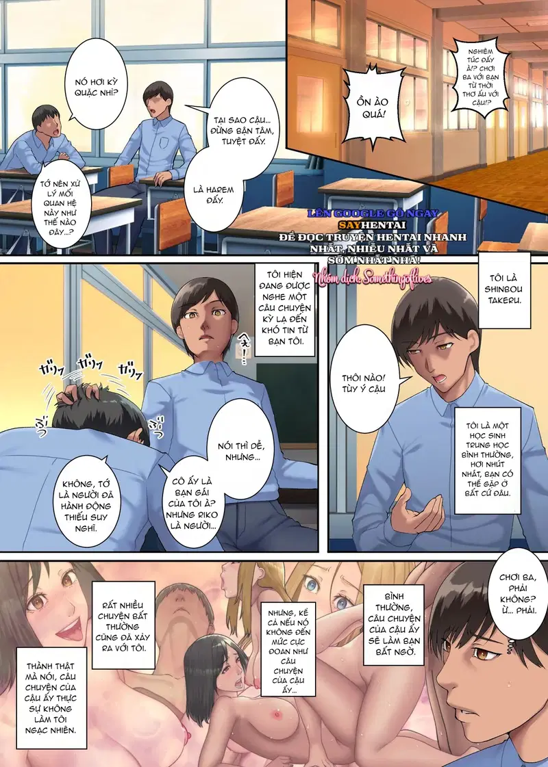 Hậu cung dính đầy sữa mẹ và chị gái ~ Đắm chìm trong sữa mẹ kế và chị kế mỗi ngày - Trang 2