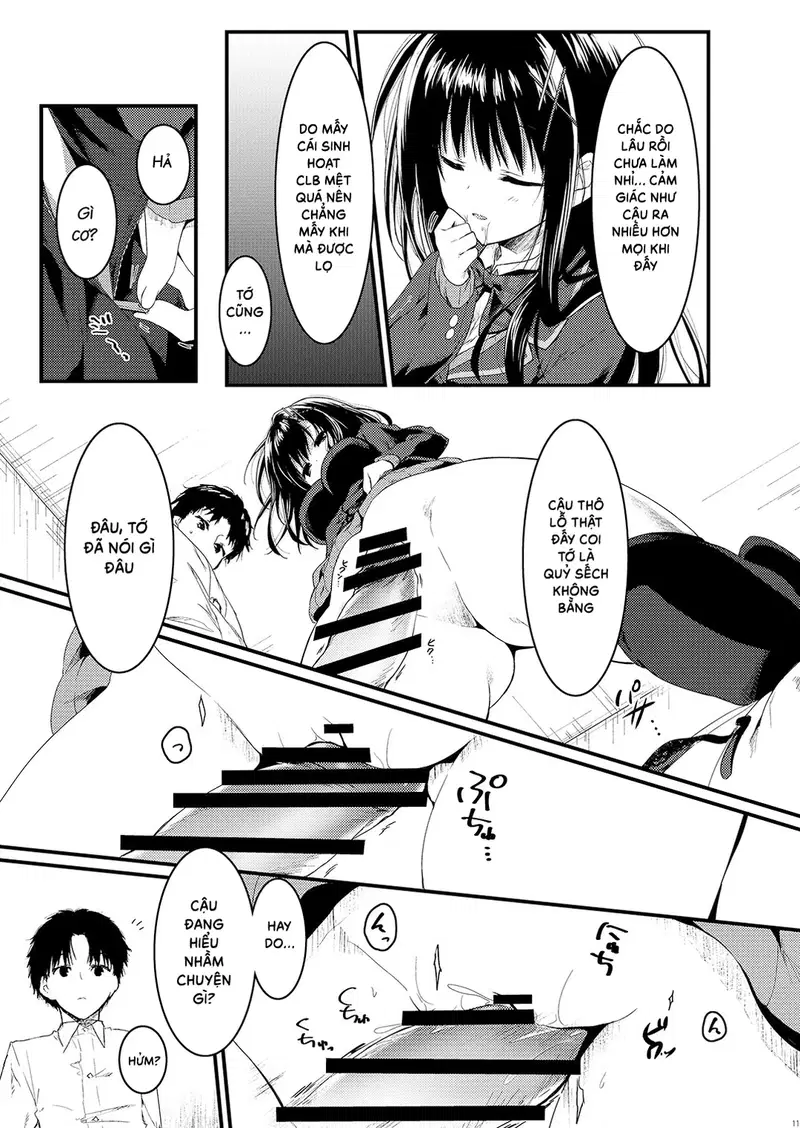 Cô bạn nghiêm túc nhất lớp lại lộ ra vẻ mặt dâm đãng - Trang 10