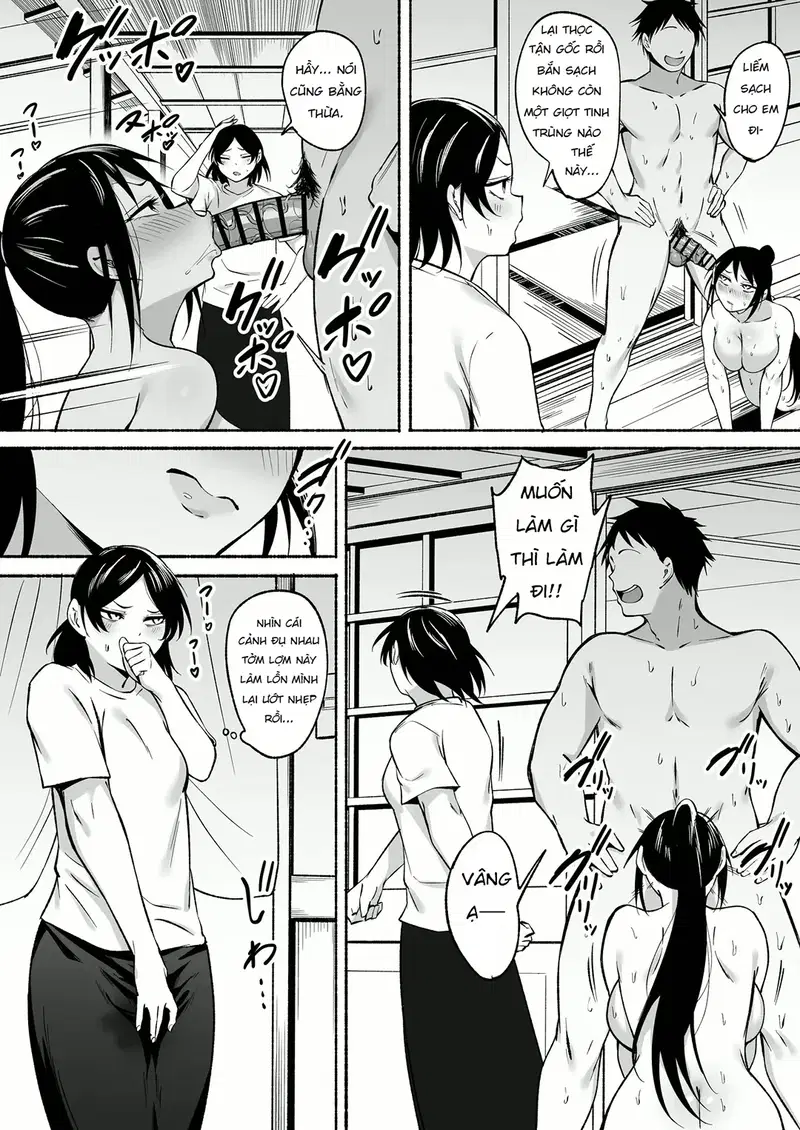 Bà chị nghiêm nghị nhưng lại sẵn lòng giúp tôi xả tinh - Trang 48