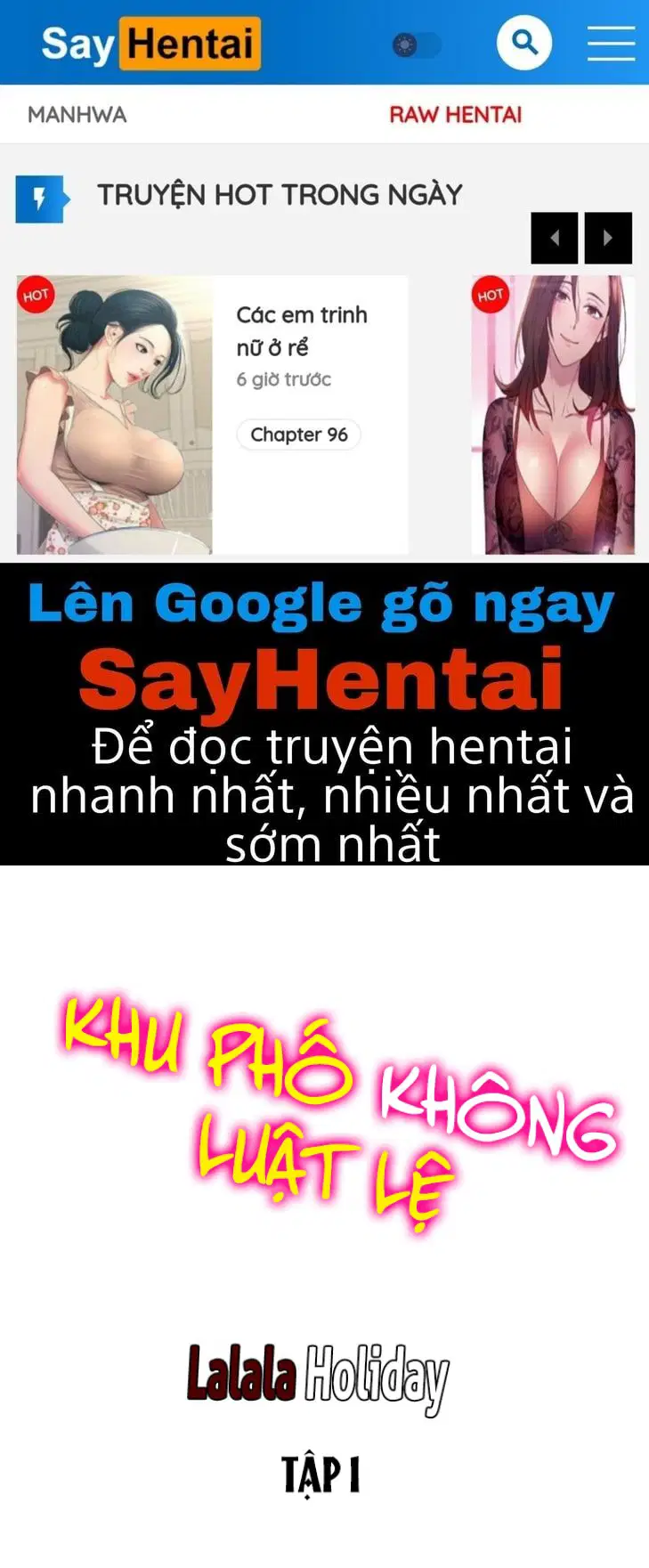 Khu Phố Không Luật Lệ - Trang 1