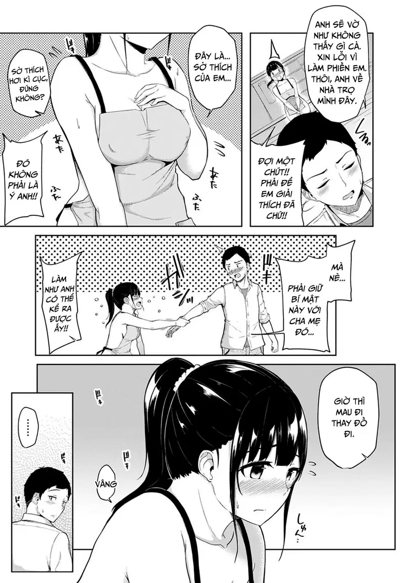 Thấy em gái khỏa thân chỉ mặc mỗi tạp dề - Trang 4