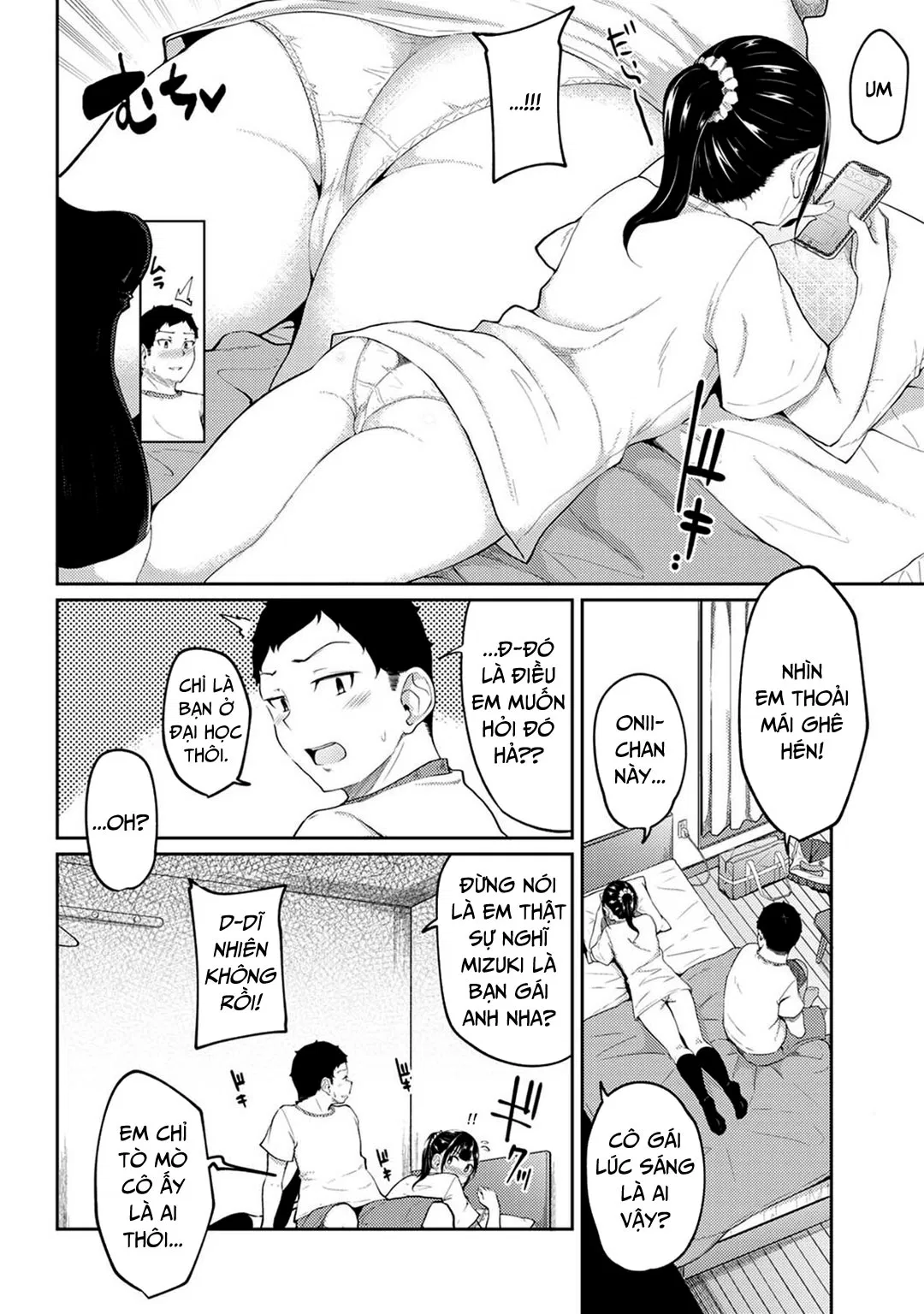 Thấy em gái khỏa thân chỉ mặc mỗi tạp dề - Trang 6