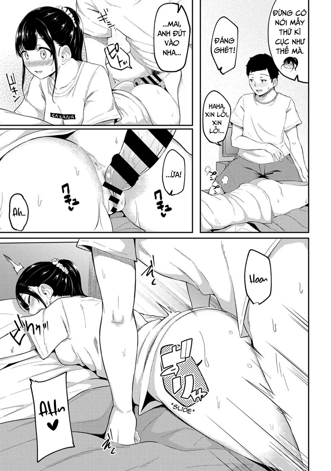 Thấy em gái khỏa thân chỉ mặc mỗi tạp dề - Trang 9