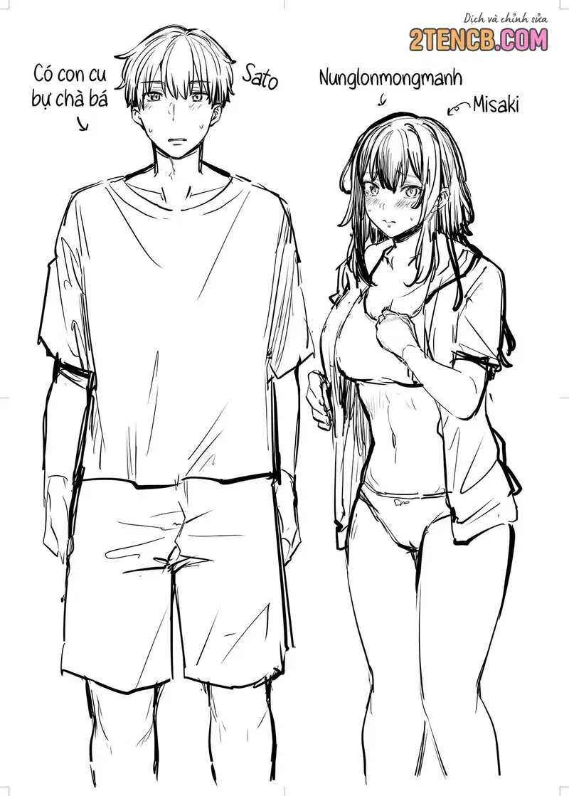 Cô hàng xóm Misaki trộm đồ lót - Trang 2