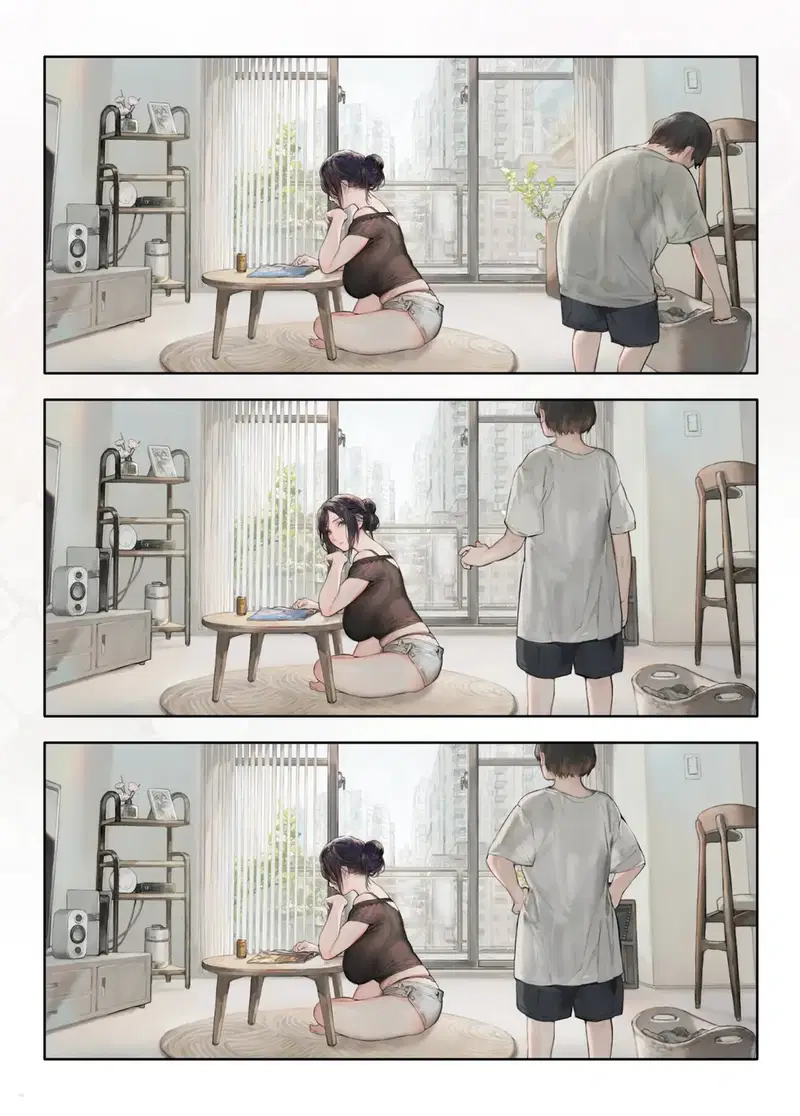 Vợ của người hàng xóm có vẻ buồn chán khi ở nhà vào ngày nghỉ - Trang 5