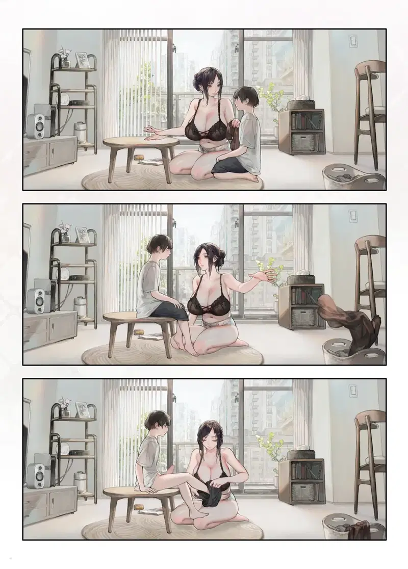 Vợ của người hàng xóm có vẻ buồn chán khi ở nhà vào ngày nghỉ - Trang 7