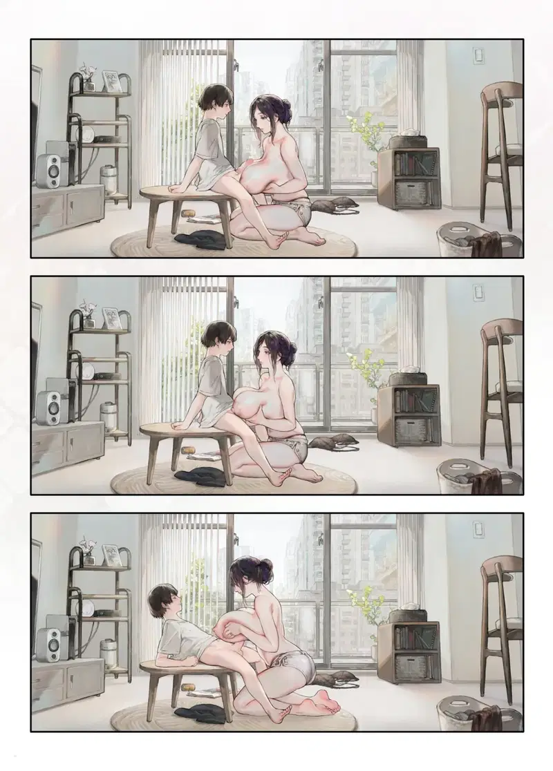 Vợ của người hàng xóm có vẻ buồn chán khi ở nhà vào ngày nghỉ - Trang 9