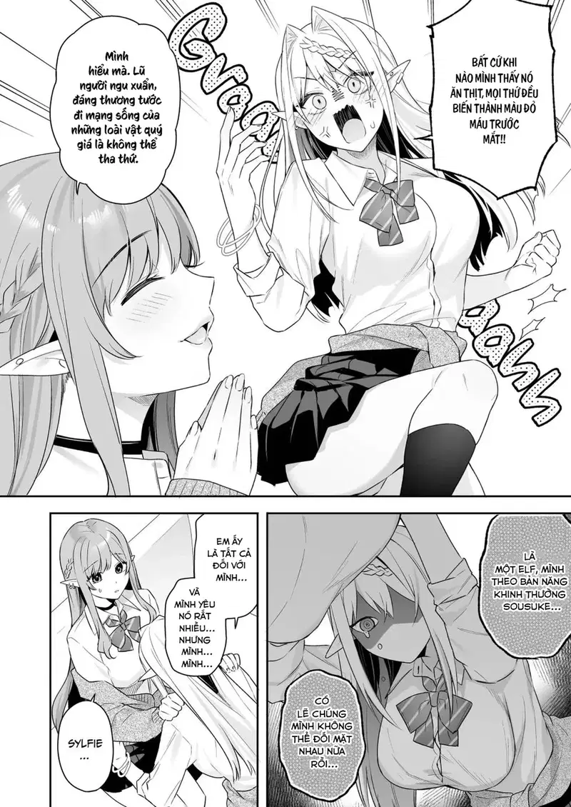Hai nàng elf thuần chay thèm thịt - Trang 9