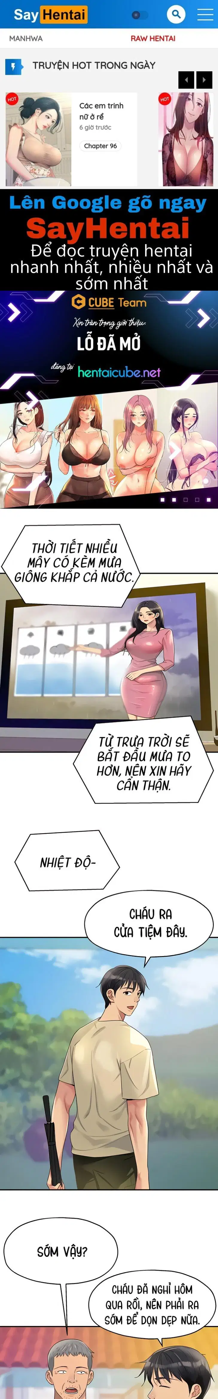 Lỗ đã mở - Trang 1