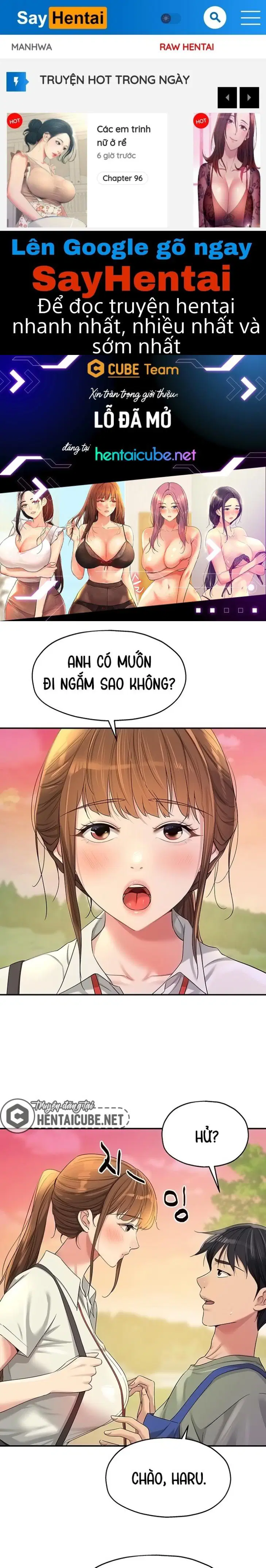 Lỗ đã mở - Trang 1