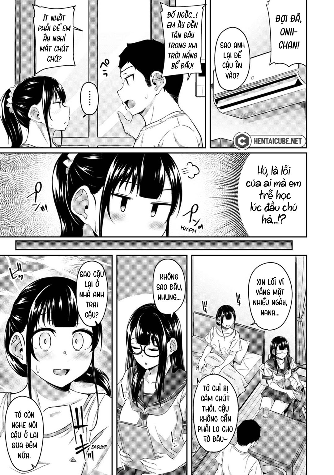 Thấy em gái mình đang mặc tạp dề khỏa thân - Trang 3