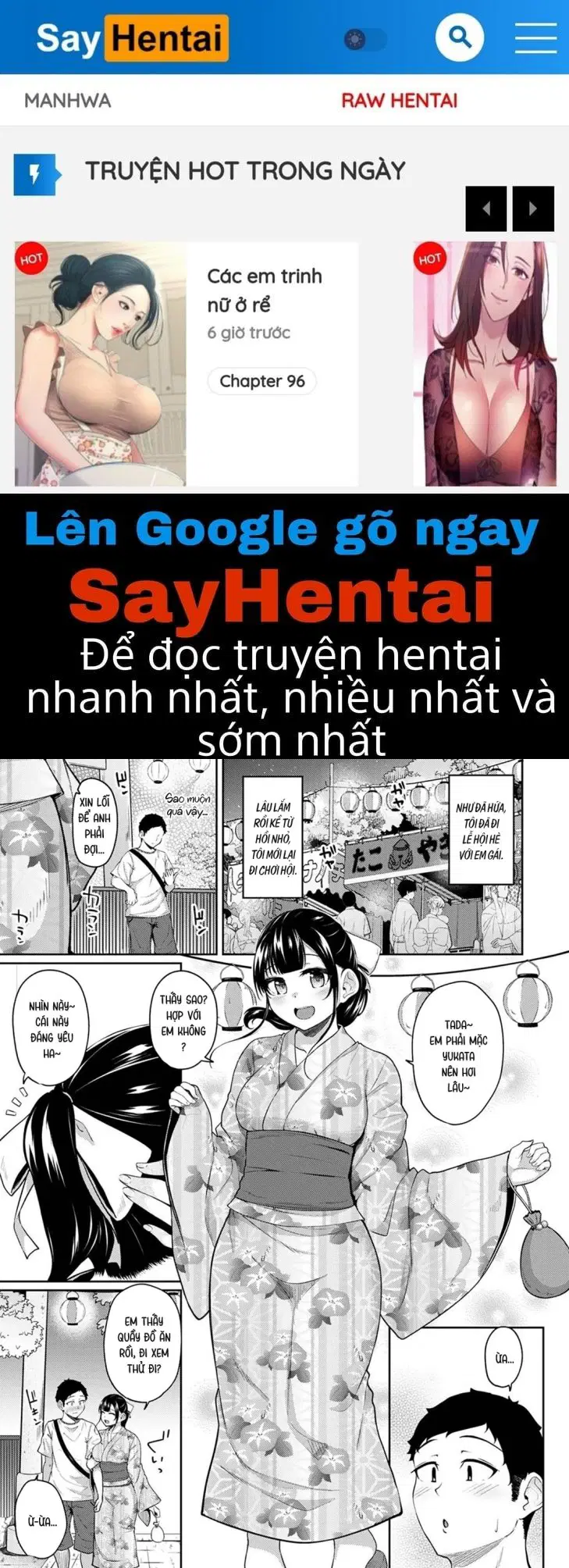 Thấy em gái mình đang mặc tạp dề khỏa thân - Trang 1