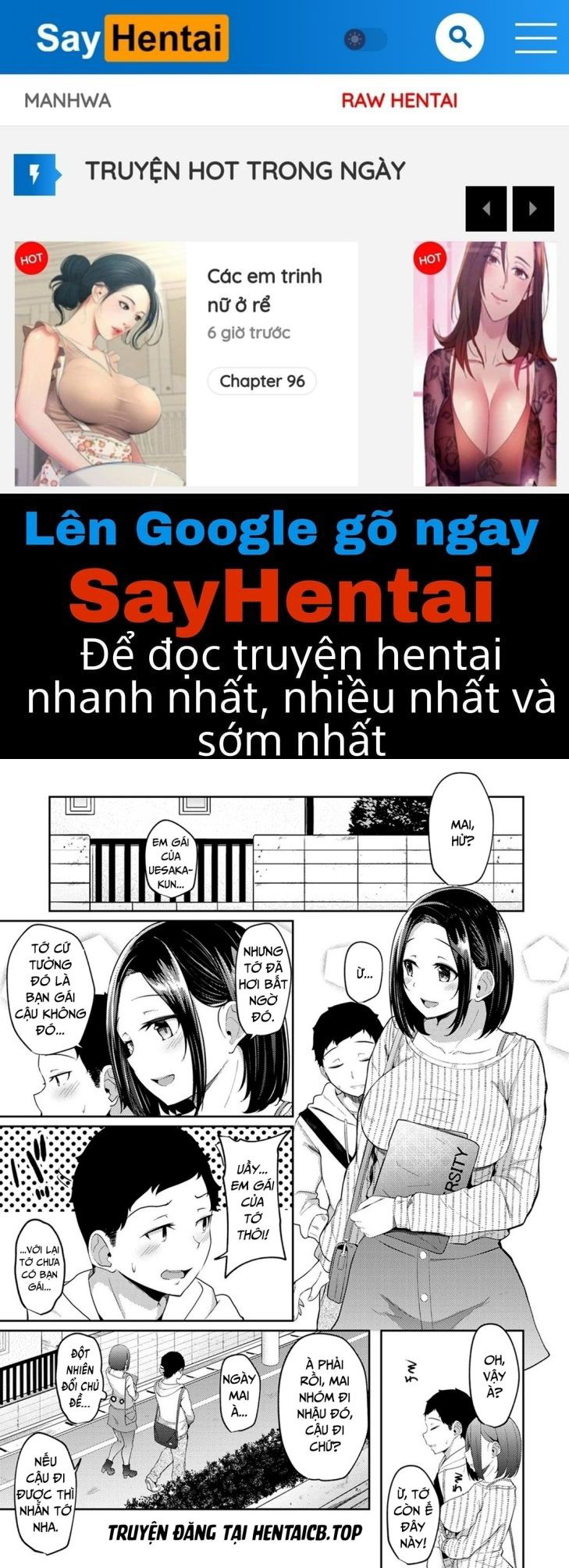 Thấy em gái mình đang mặc tạp dề khỏa thân - Trang 1