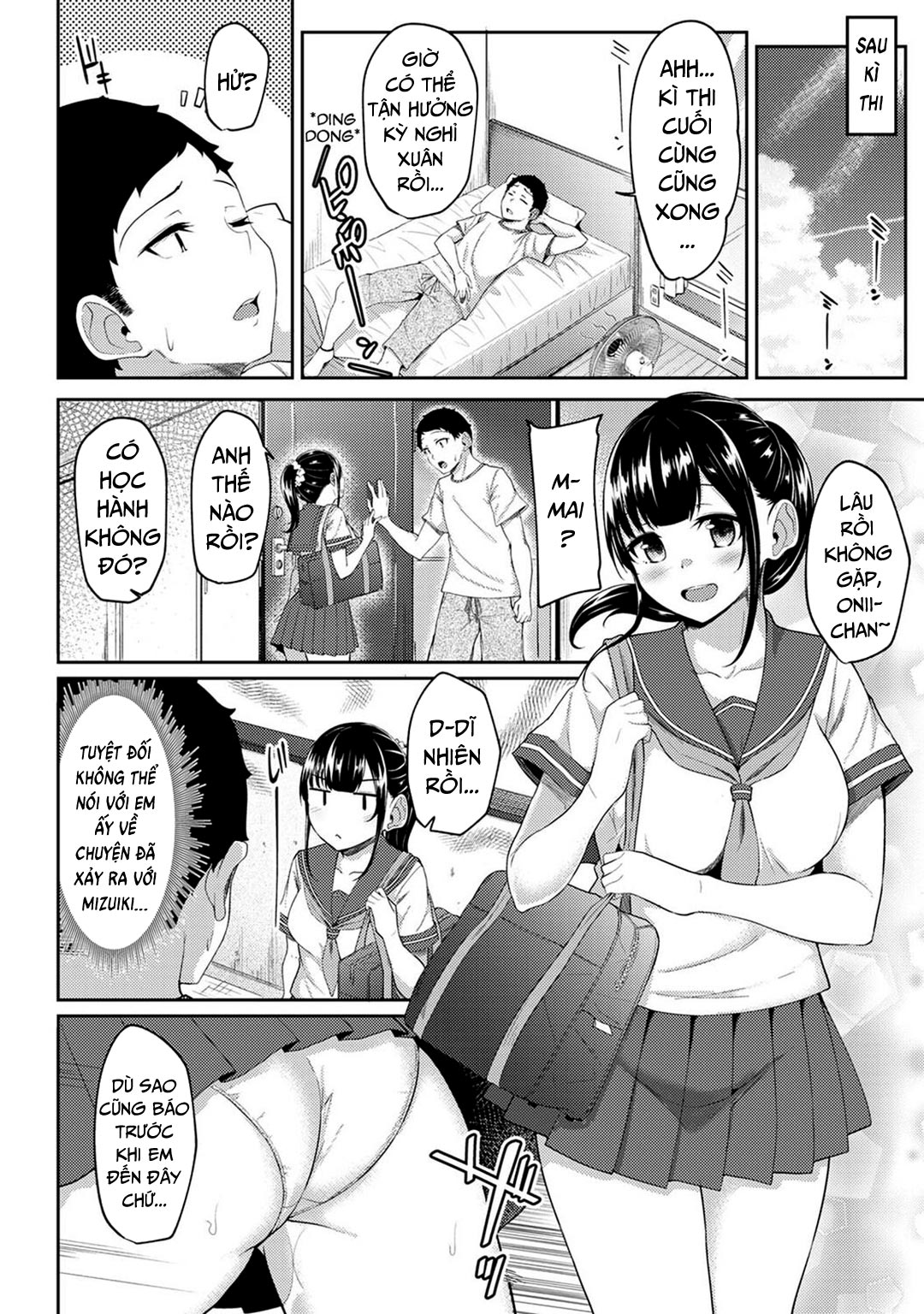 Thấy em gái mình đang mặc tạp dề khỏa thân - Trang 22