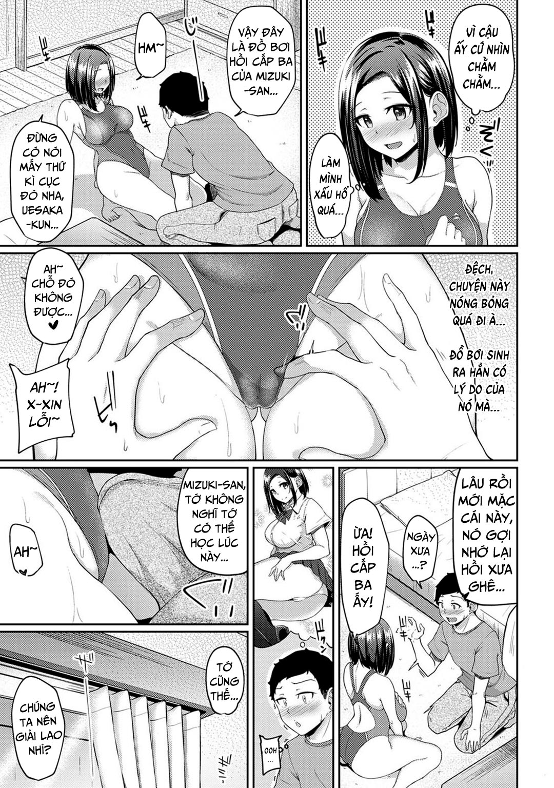Thấy em gái mình đang mặc tạp dề khỏa thân - Trang 9