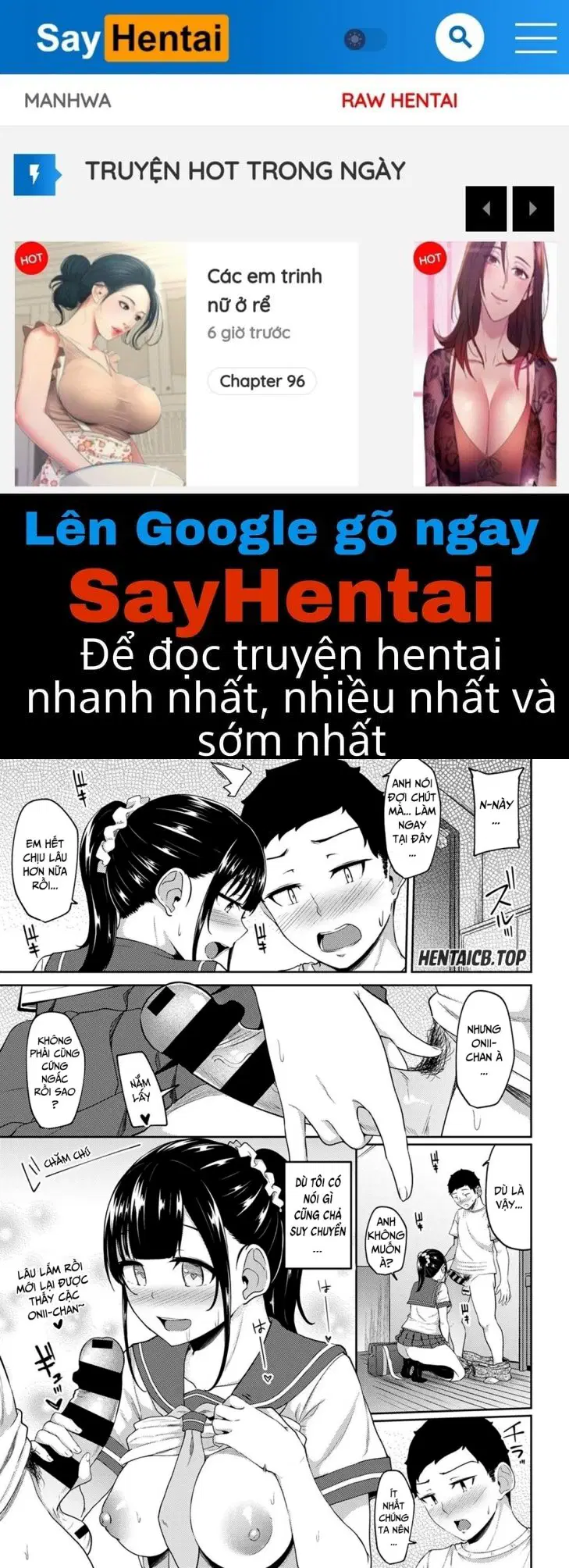 Thấy em gái mình đang mặc tạp dề khỏa thân - Trang 1