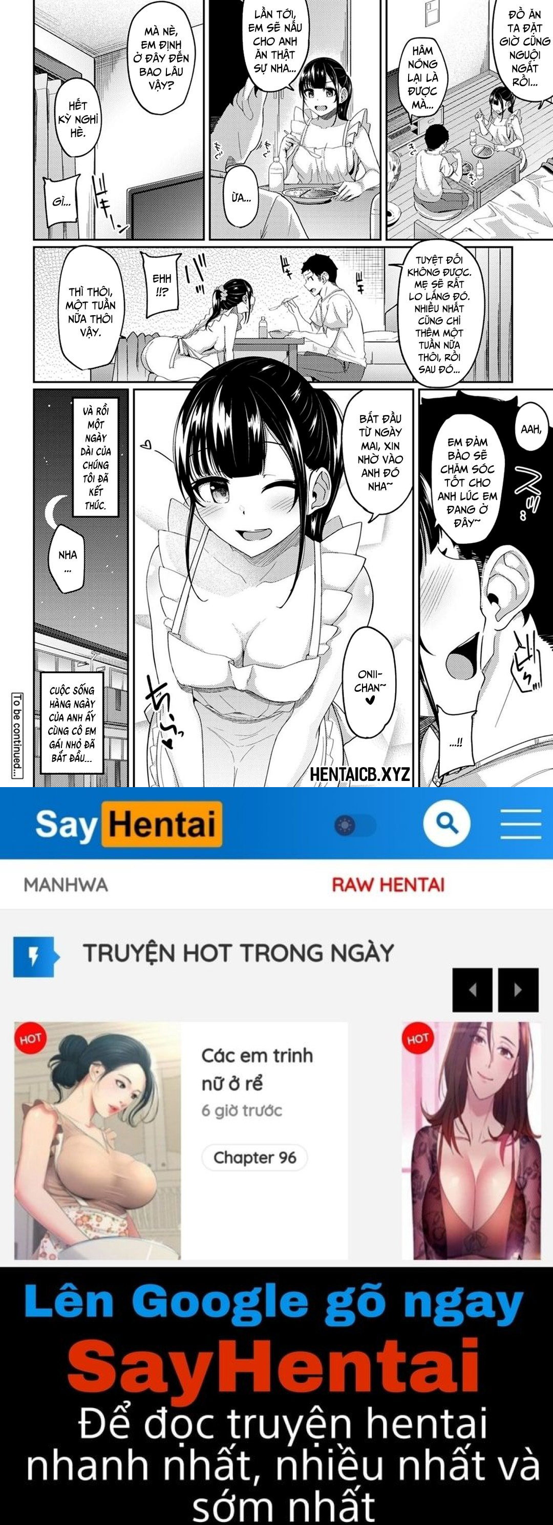 Thấy em gái mình đang mặc tạp dề khỏa thân - Trang 24