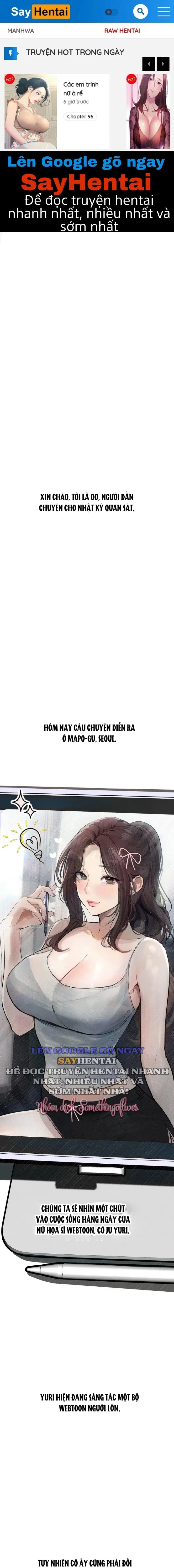 Nhật Ký Quan Sát - Trang 1