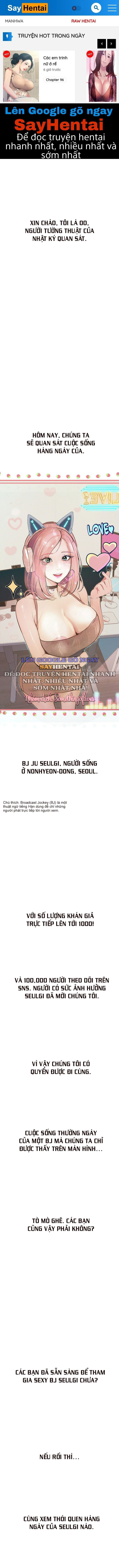 Nhật Ký Quan Sát - Trang 1