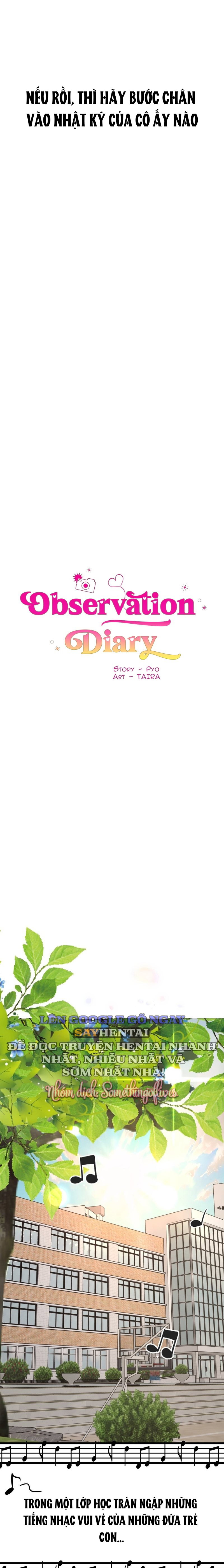Nhật Ký Quan Sát - Trang 2