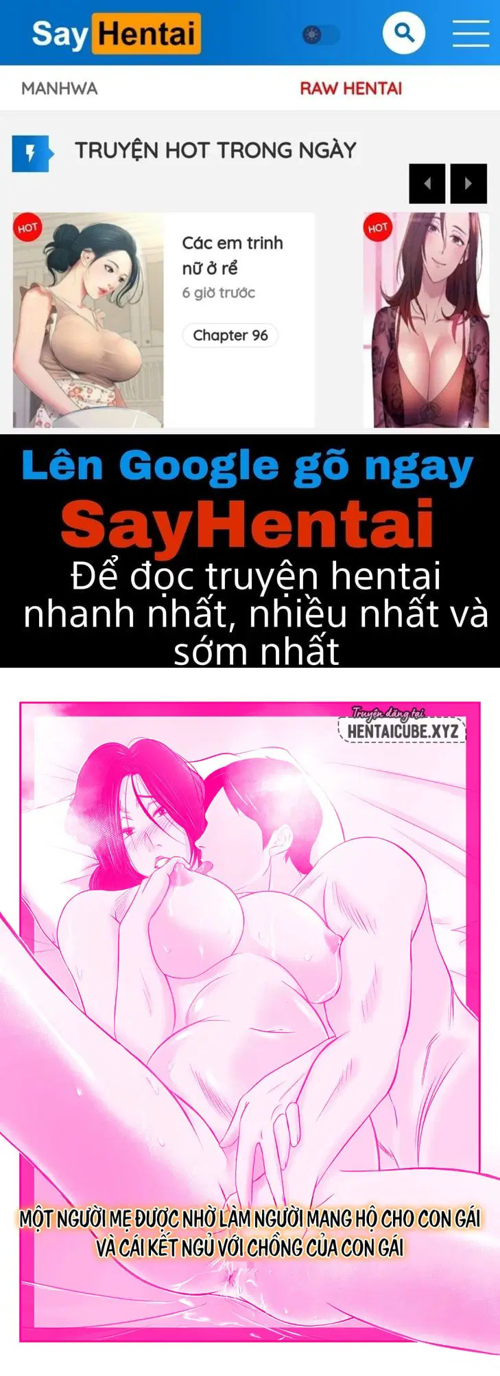 Nhờ mẹ vợ mang thai hộ - Trang 1