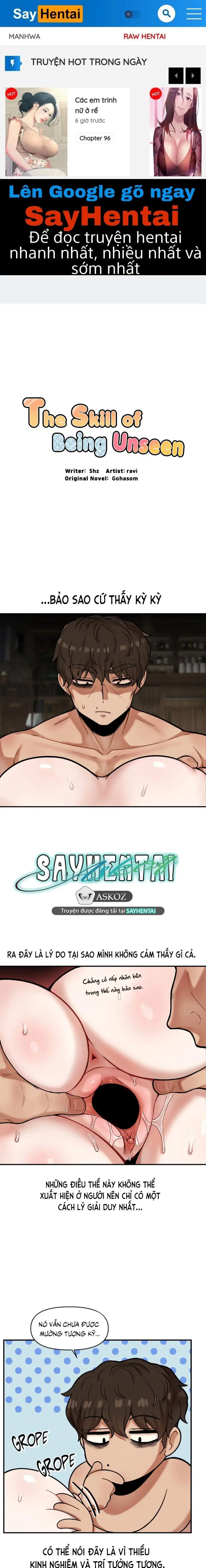 Kỹ năng vô hình (Không che) - Trang 1