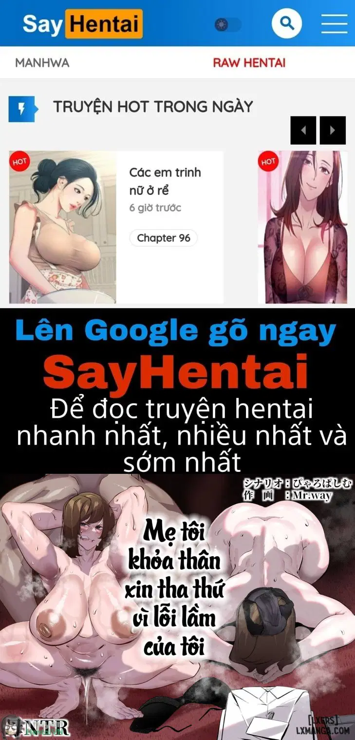 Mẹ Tôi Khỏa Thân Xin Lỗi Vì Lỗi Lầm Của Tôi - Trang 1