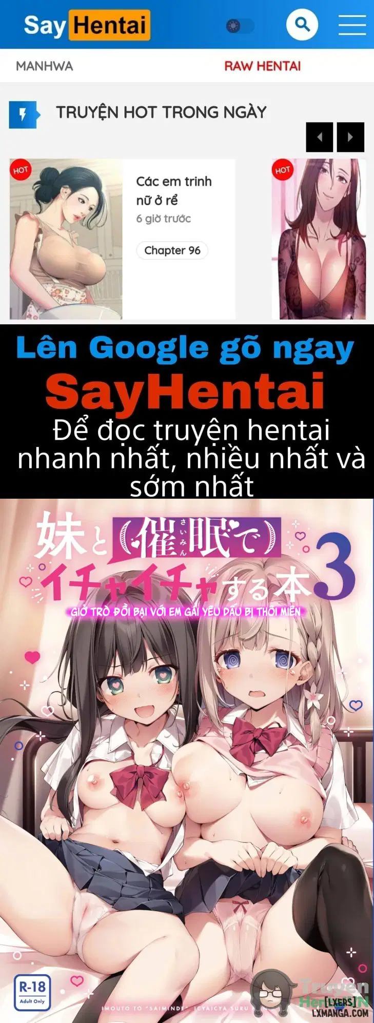 Bí Thuật Thôi Miên Để Chịch Em Gái 3- Truyện Màu - Trang 1