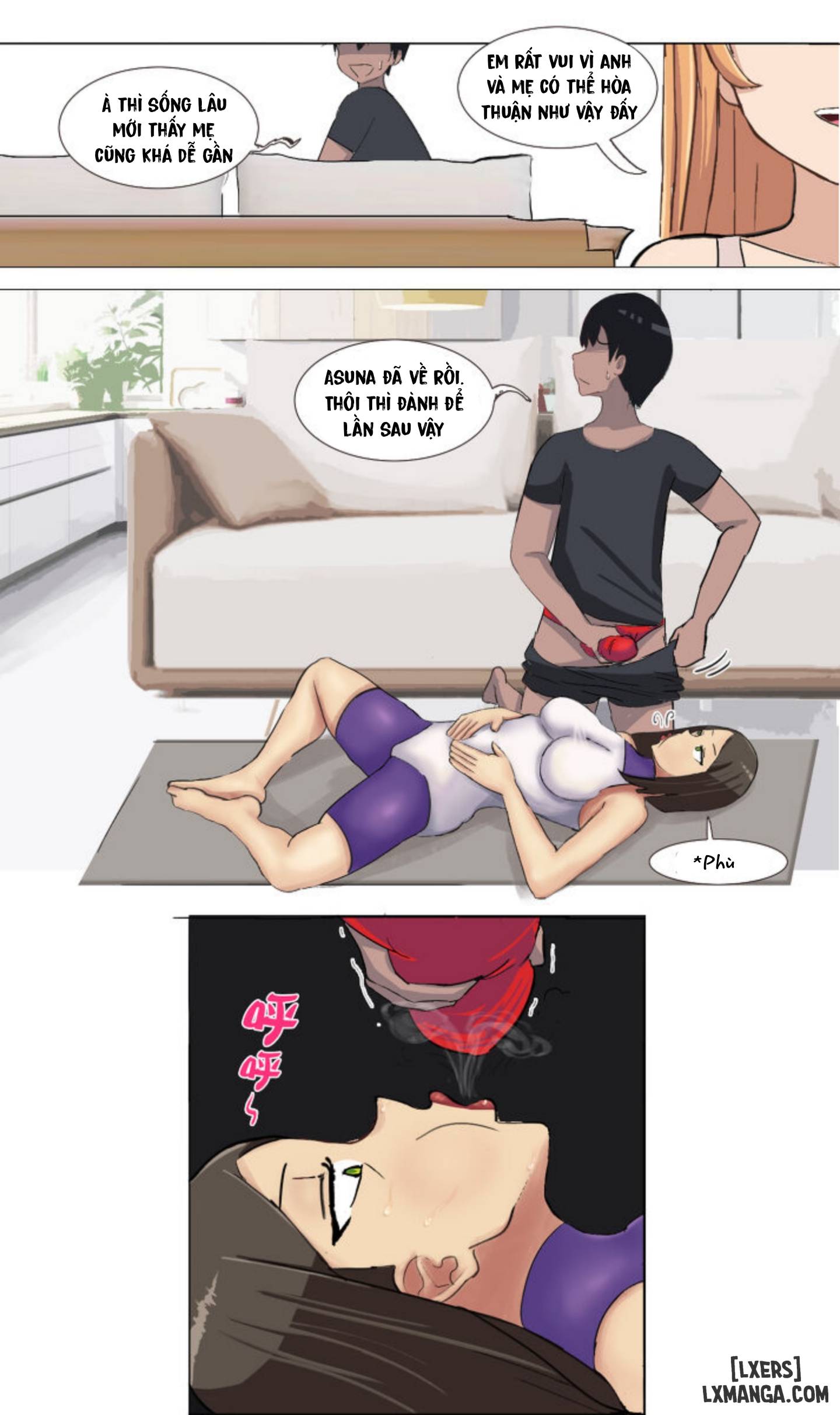 Kirito Và Mẹ Của Asuna- Truyện Màu - Trang 7