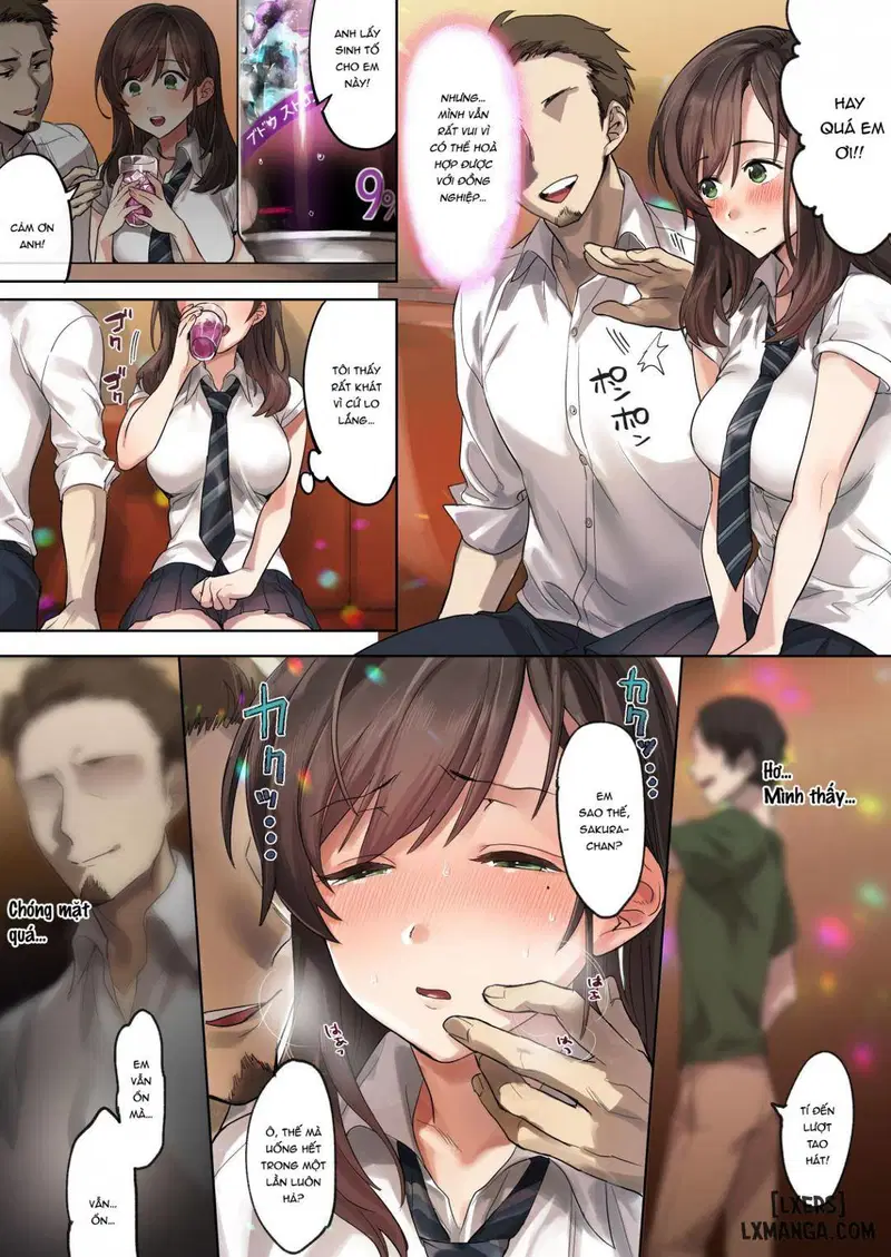 Một sinh viên mới vào thành phố bị người quản lý cửa hàng mà cô tin tưởng cắt mất trinh tiết-Truyện Màu - Trang 8