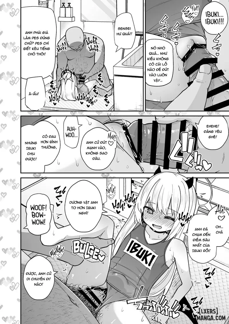 Sensei! Bạn có muốn chơi giả vờ nuôi chó với Ibuki không? - Trang 12