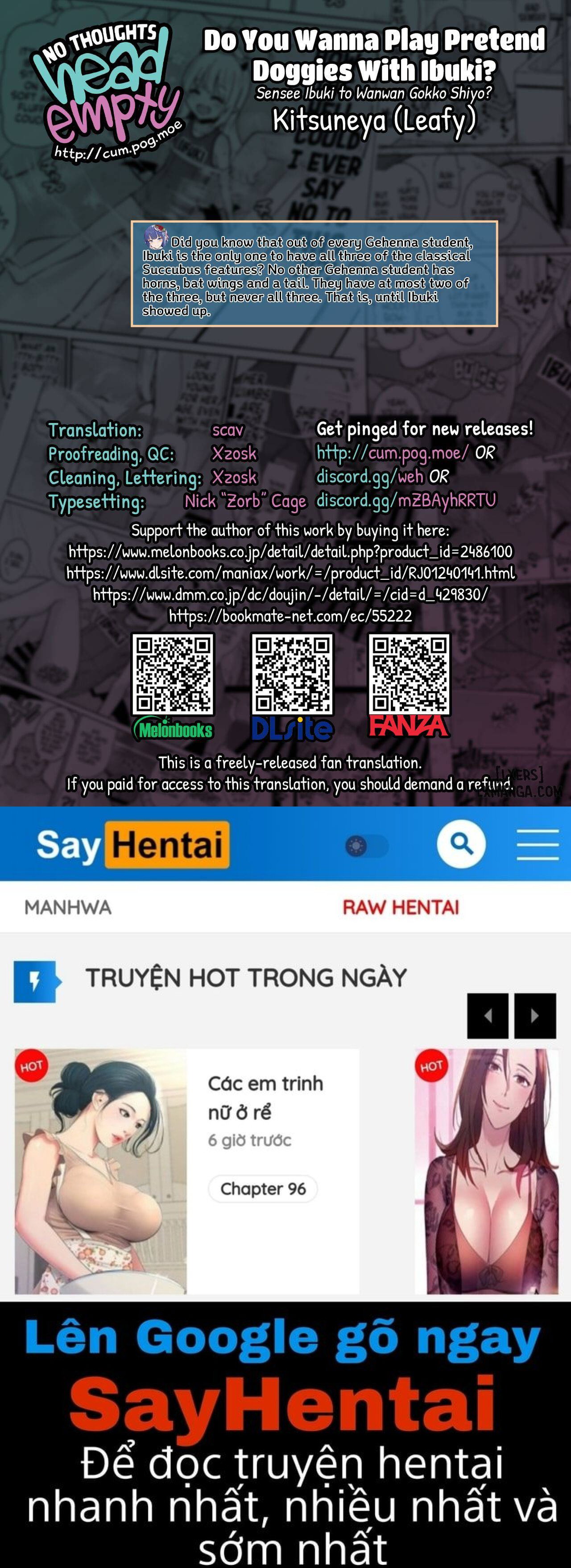 Sensei! Bạn có muốn chơi giả vờ nuôi chó với Ibuki không? - Trang 34