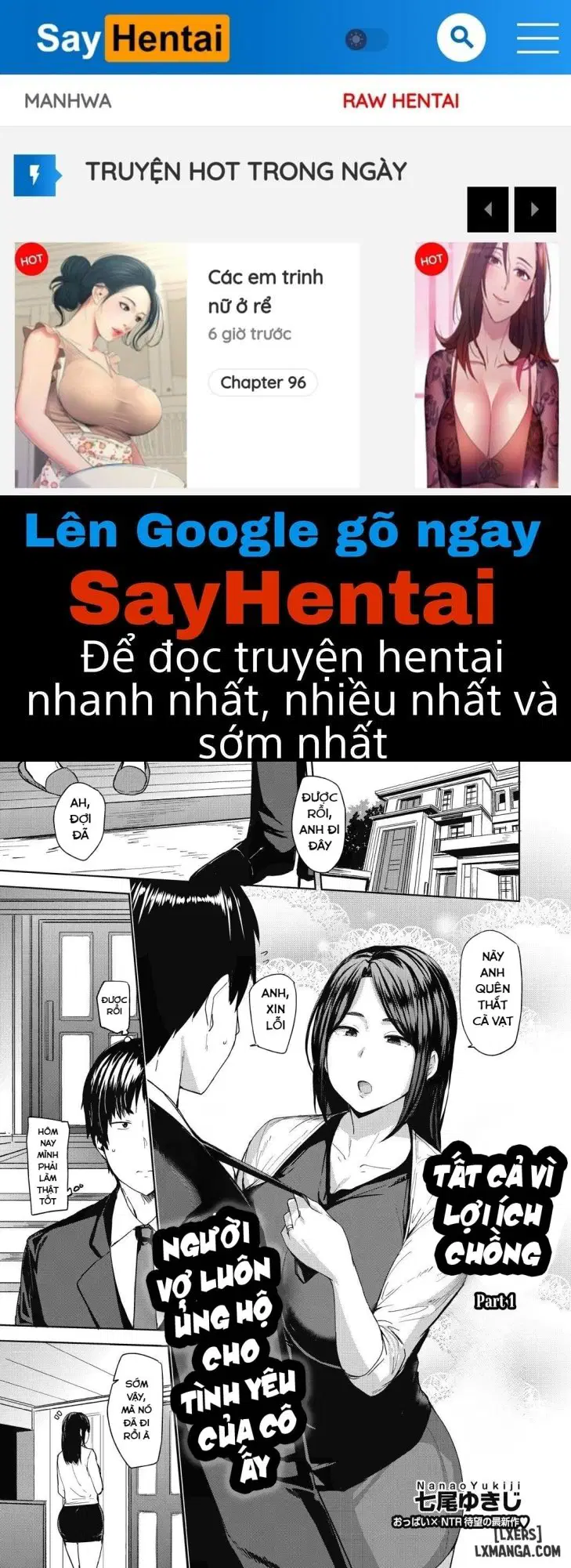 Tất Cả Vì Lợi Ích Của Chồng- Người Vợ Luôn Ủng Hộ Cho Tình Yêu Của Cô - Trang 1