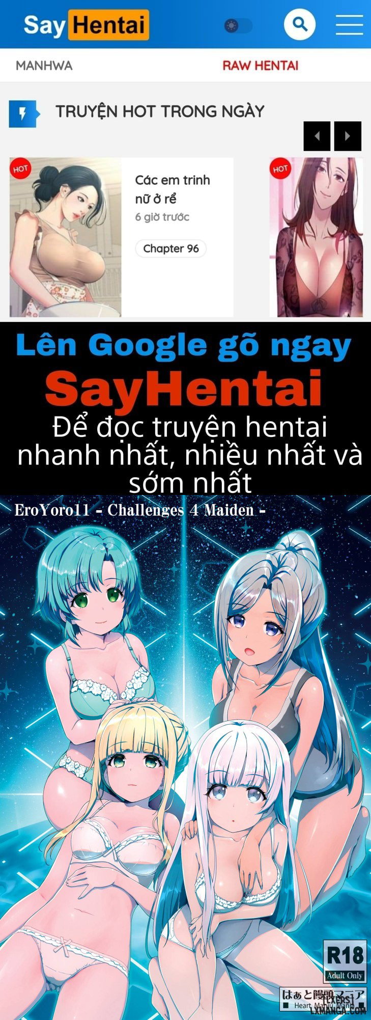 EroYoro11 -Challenges 4 Maiden- - Trang 1