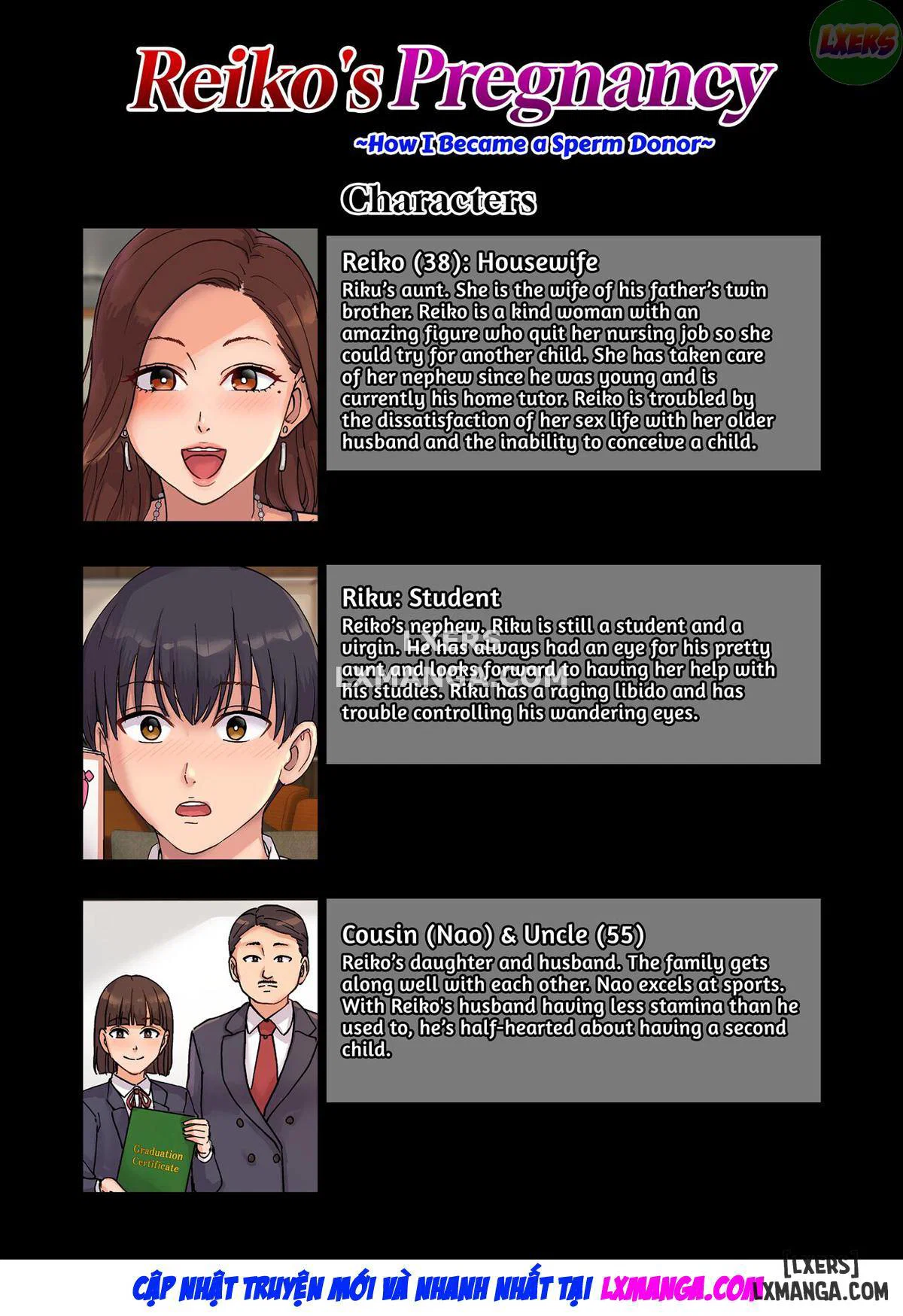 Việc Thụ Thai Của Reiko - Tôi Đã Trở Thành Nguồn Cung Cấp Tinh Dịch- Truyện Màu - Trang 3