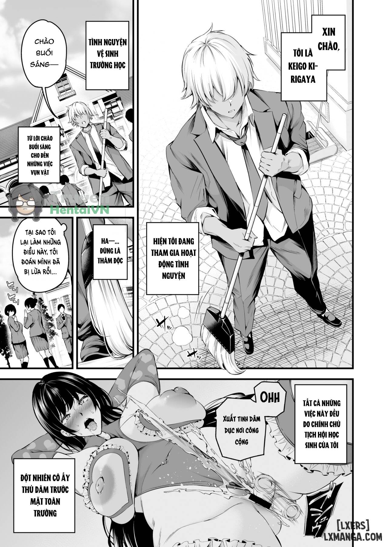 Shiramine Gakuen no Mesubuta Rijichou Zenpen - Trang 3