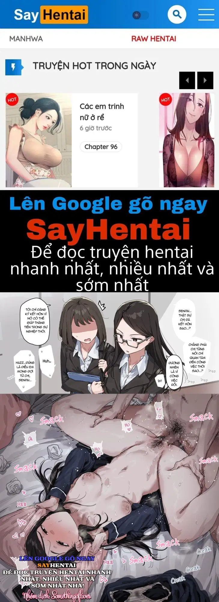 Nói vậy thôi, chứ chị sếp vẫn quấn lấy chồng mỗi đêm. - Trang 1