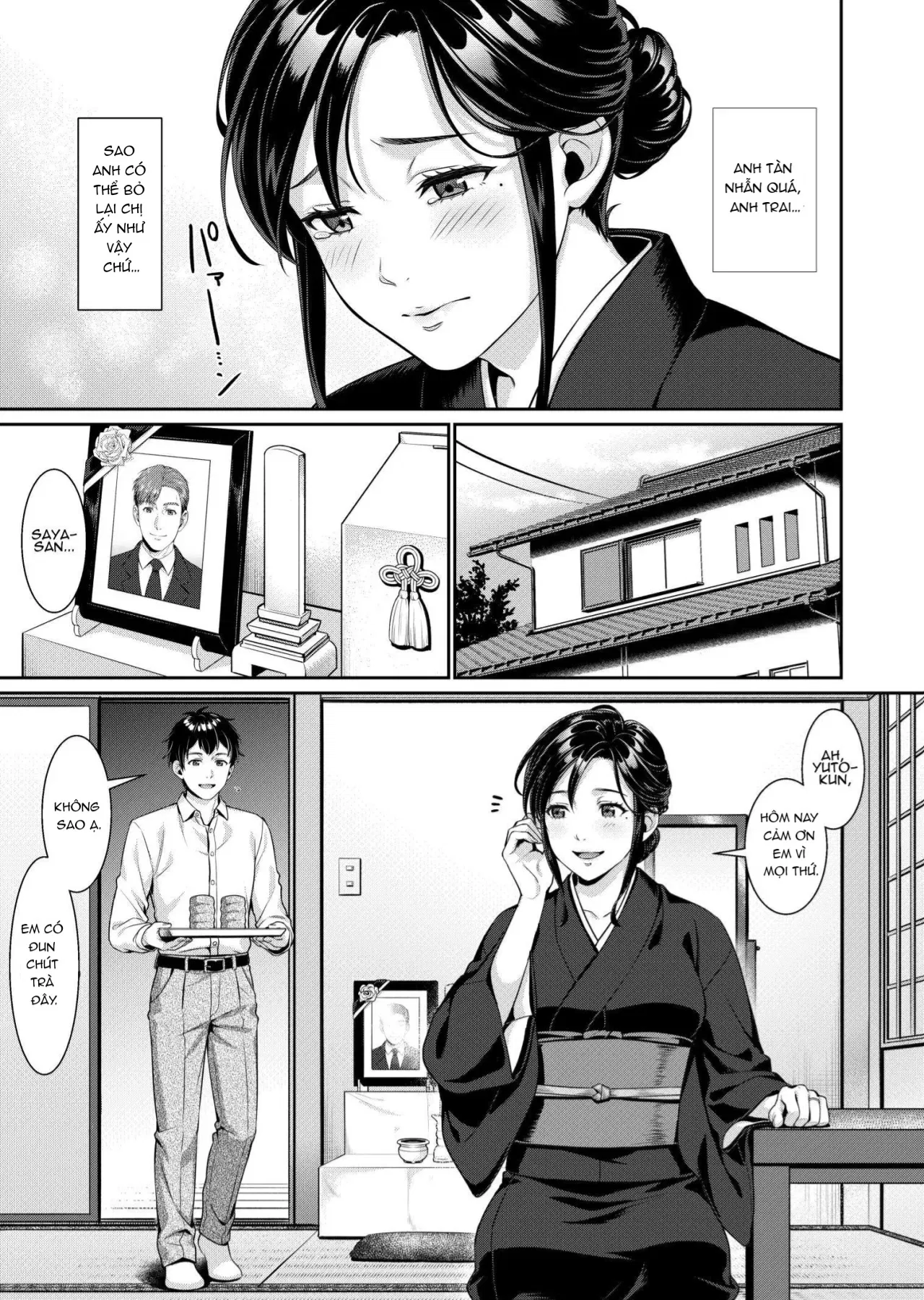 Nee-san, Nani Kite mo Niaimasu ne -Miboujin no Gishi to Ore no Midara na Hibi - Trang 3