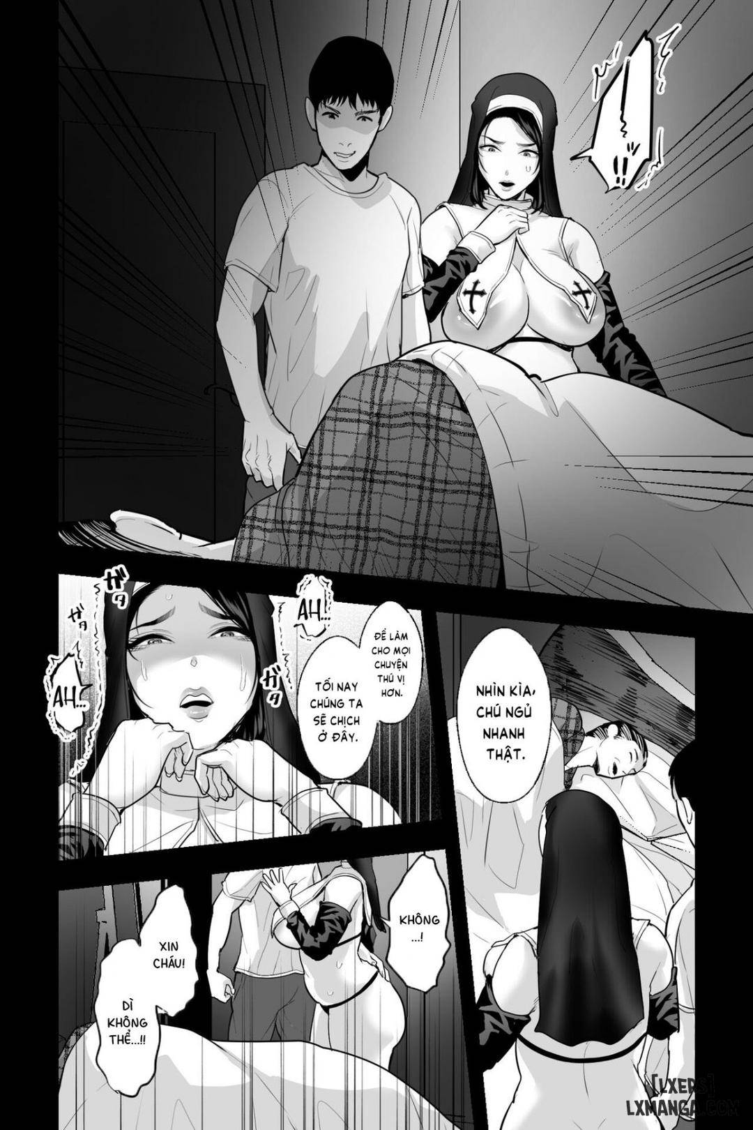 Kyoushi no Oba wa Himitsu no Bakunyuu Ero Cos Layer - Trang 5