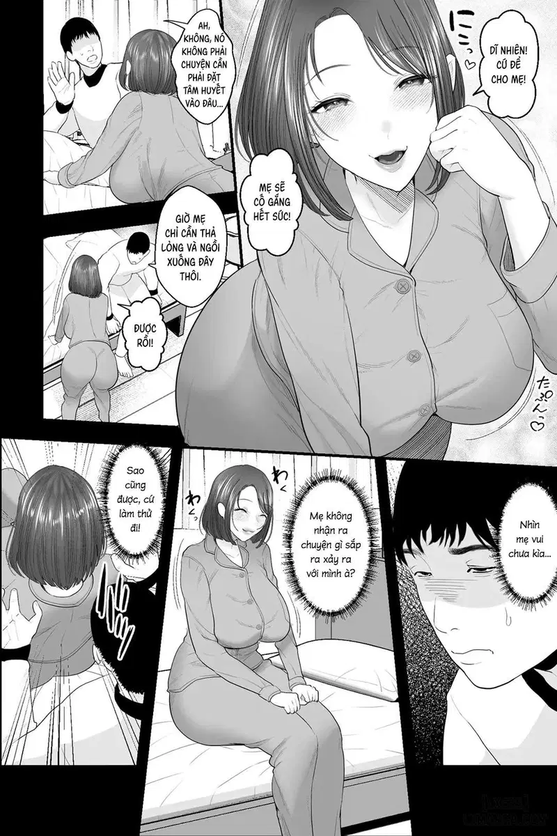 Tennen Kaa-san ga Ero Kawai Sugiru node, Saimin Onaho Sex Shitatta - Trang 8