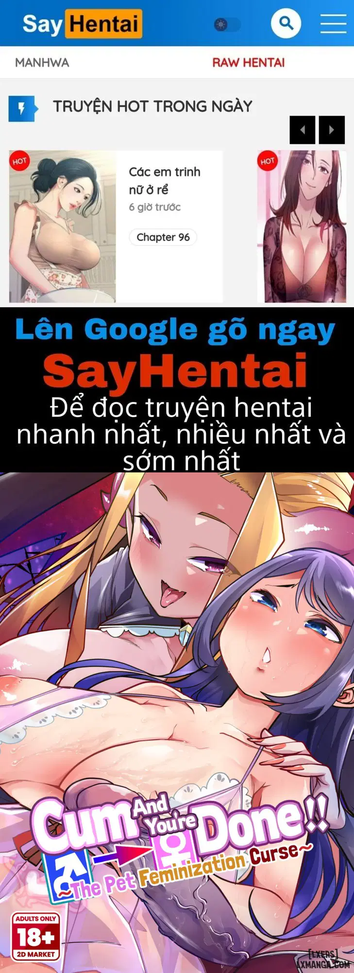 Cum and youre done!! The Pet Feminization Curse - Trang 1