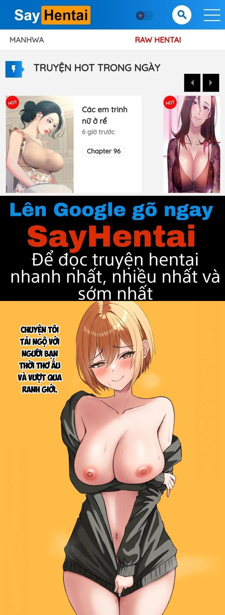 Chuyện tôi tái ngộ với người bạn thời thơ ấu và vượt qua ranh giới. - Trang 1