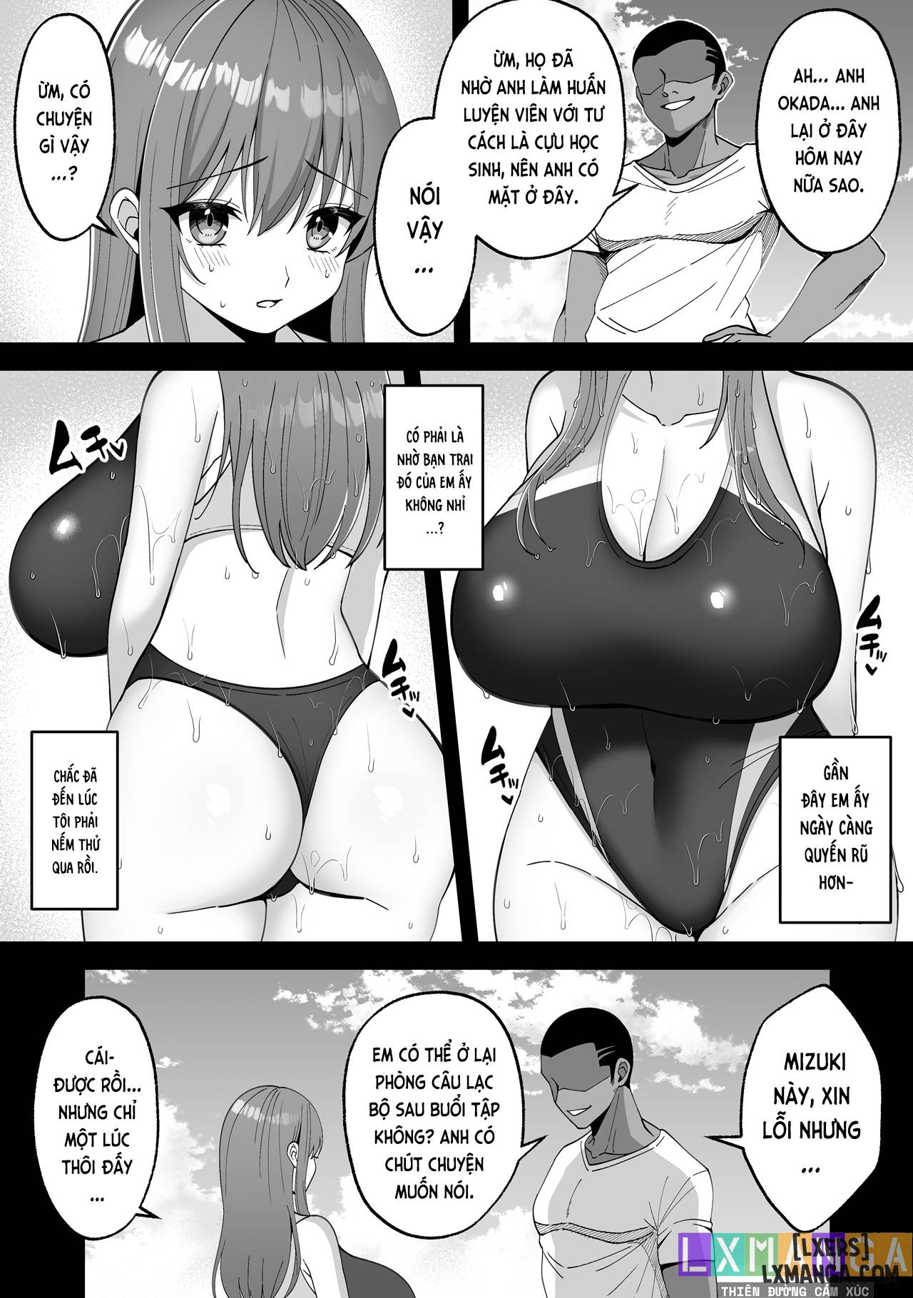 Suieibu no Kanojo ga Netorarete Charao no Kyokon ni Ochiru made - Trang 8